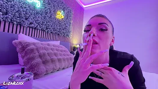 Caught Me Smoking… Turned Into a Sloppy Blowjob POV