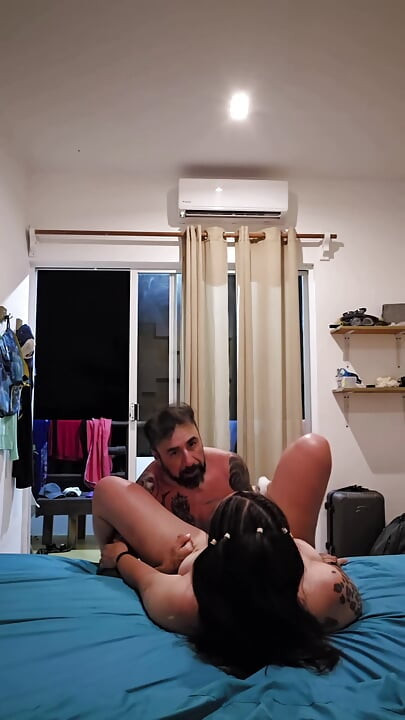 So we enjoyed our vacation, we loved to fuck with the window open