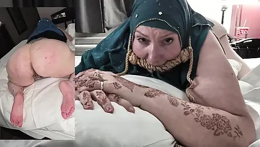 Hijabi Cripple Bum BDSM From Both Angles