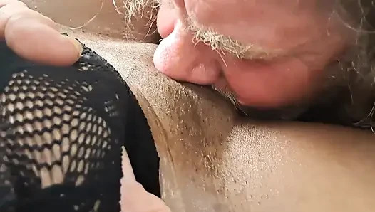 Eating Blue Nasty