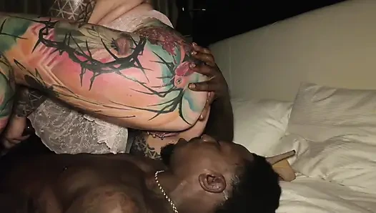 BBC Slut Gets Cum and Piss Reward.