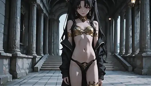 She Undressed Slowly in the Temple at Dusk