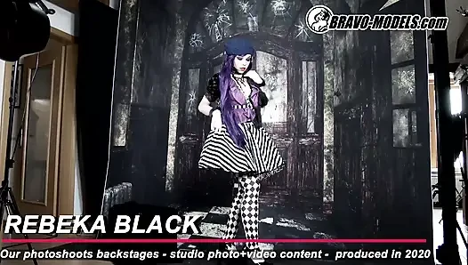Pemotretan rebeka black 386-backstage - dewasa