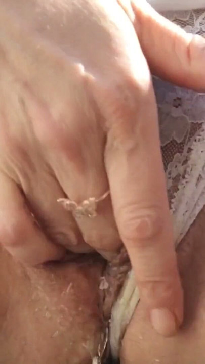 I piss my panties… long labia lips | Clip 1