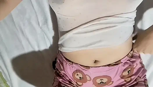 Вкусная розовая кукурузная сперма течет