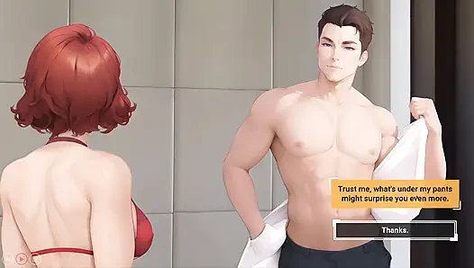 Tante seksi dengan animasi ngasih pria pendatang baru sambutan hotel yang lembut dan penuh gairah