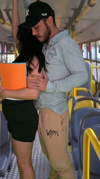 Key moment from "Student gets fucked on the bus!"