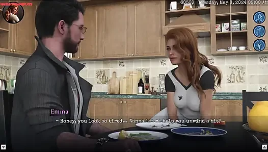 Roman oyunlarının ahlak sınırları (bölüm 14) - evli kadın odalarında kocasının yarağını emiyor