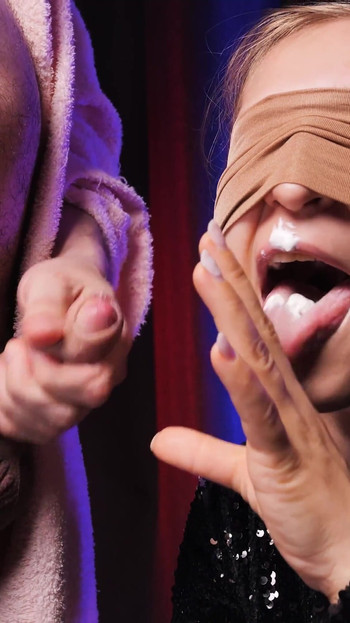 Epic moment from "I'M VERY ANGRY!! MY STEPBROTHER TRICKED me into sucking his dick with the help of TASTE GAME - XSanyAny"