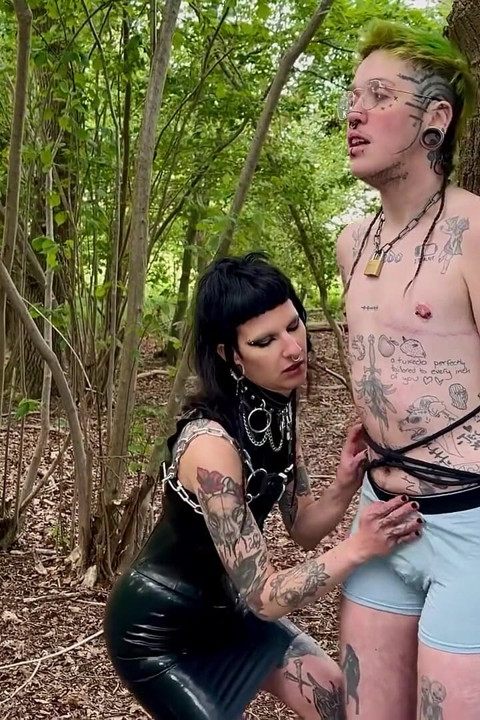 T4t Forest Hair Cutting & Piss Reward