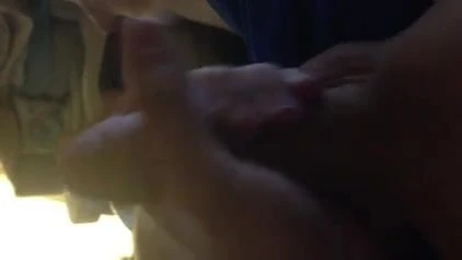 Stroking on the sofa