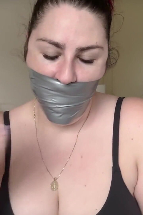 Lacey - Self Gag Fun and Orgasms After Gym Part 2