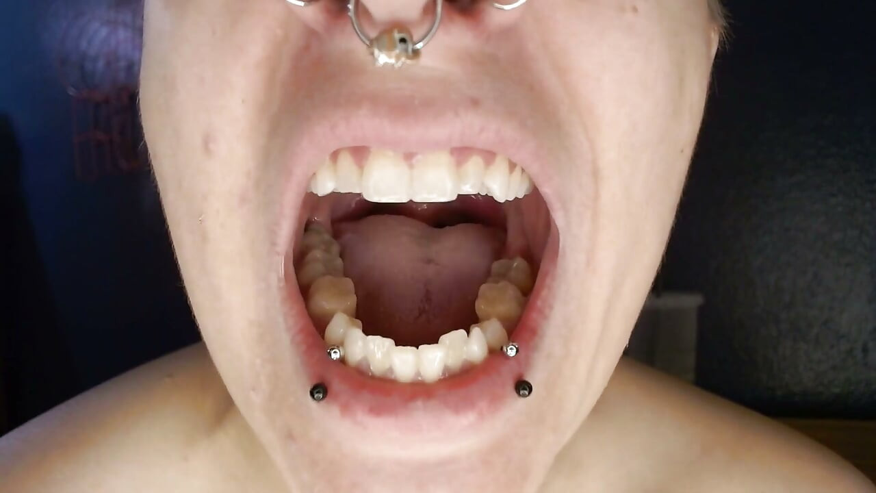 Climb Inside Wide Open Teeth Tongue Mouth Show