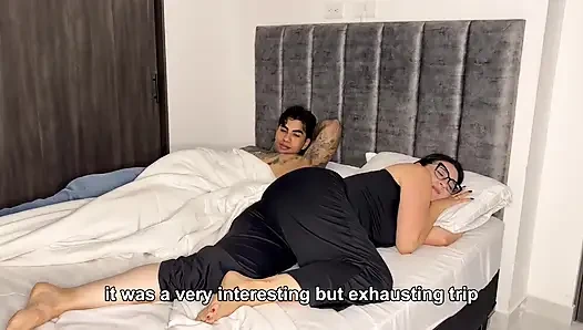 Stepmom and stepson share a hotel room and everything gets out of control