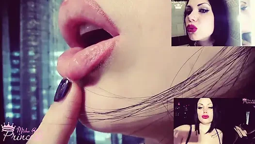 Let's fantasize about my sexy big pink lips