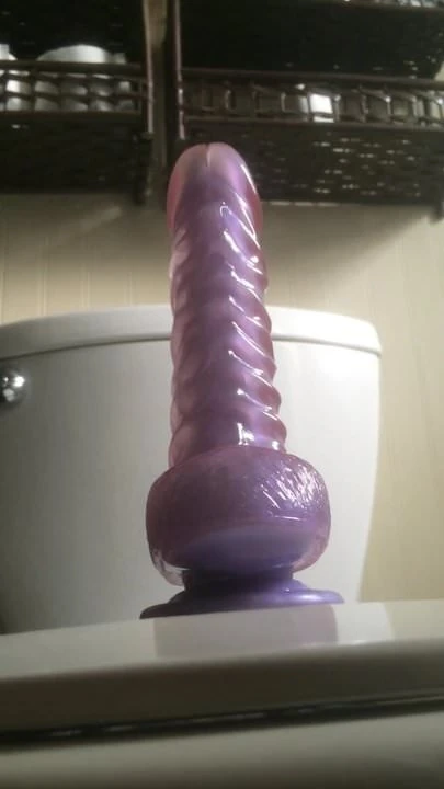Sexy BBW redhead dildo