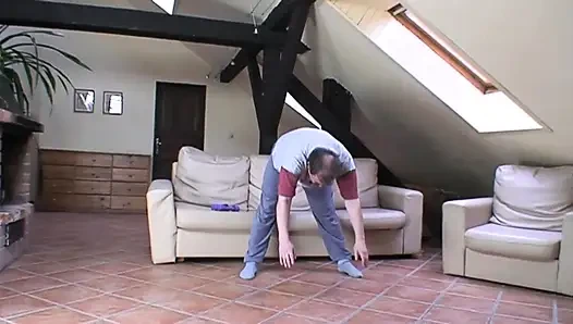 Old man loves to fuck her nasty little young bitch!