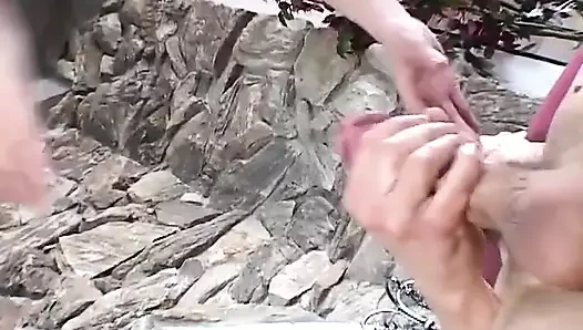 Cuckold-paar lernt zu schwingen