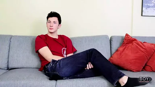 Kyler Rex Jizzes Thinking About Hot Hunk Making Out With Him