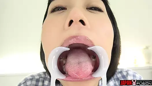 Yua Nanami’s Mouth Is Wet and Wide, Her Tongue Dripping - She Strokes the Drenched Dildo and Begs for Your Creamy Finish.
