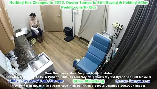 $Clov Glove In As Doctor Tampa Is About To Give Your Neighbor Rebel Wyatt Her 1st Gyno Exam EVER on POV Camera At Doctor