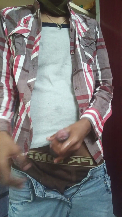 Desi teen boy musterbation his big cock for cumshot! | Clip 2