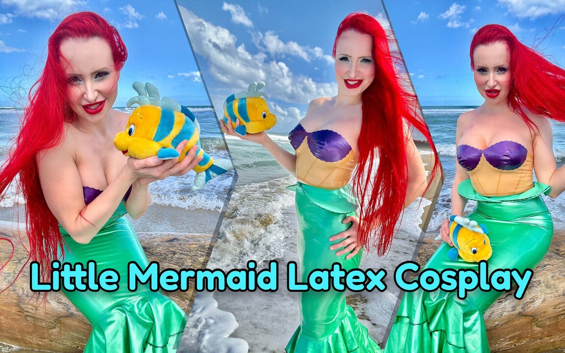 Cosplay de látex de La Sirenita