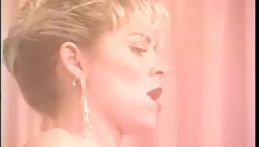 Sexy cock sucking blond enjoys facial after riding cock (Video has no audio but music)