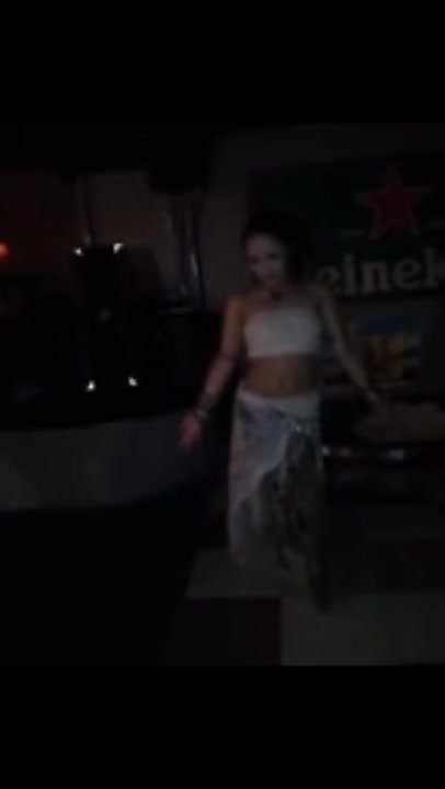 Az egyik első hastáncos előadásom