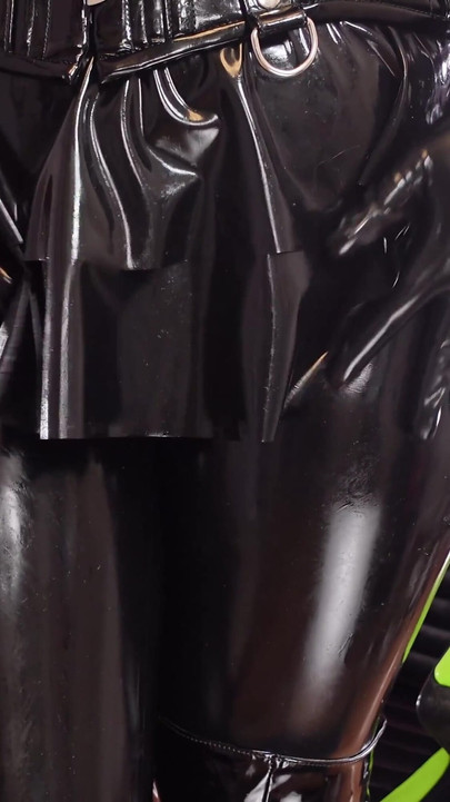 Emotional moment from "Latex Model Arya Grander: rough pussy solo masturbation vagina fuck. Rubber hot blonde MILF orgasm."