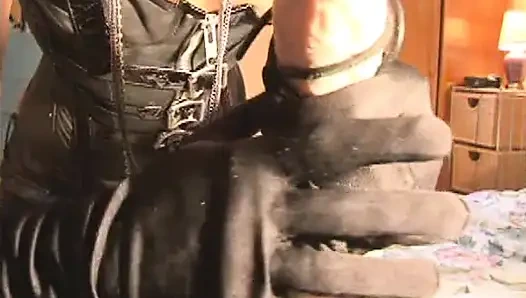Jeans Domme 2 Corseted Domme Teaches You Cock Bondage