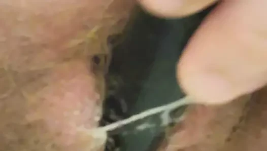 BBW massages clit and pisses.