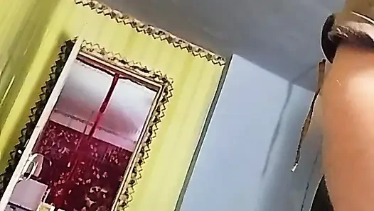 Amateur Girlfriend Blowjob Instead of Cooking - Curvy Brunette with Glasses Sucks and Jerks Cock