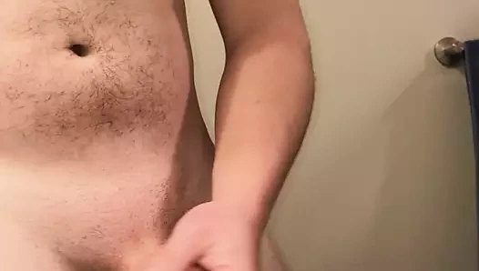 Shower jerk off session