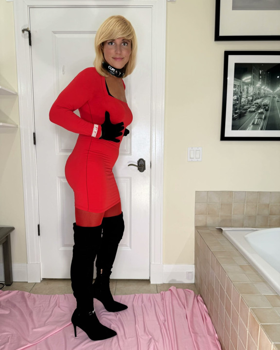 Sissy Slut in Red