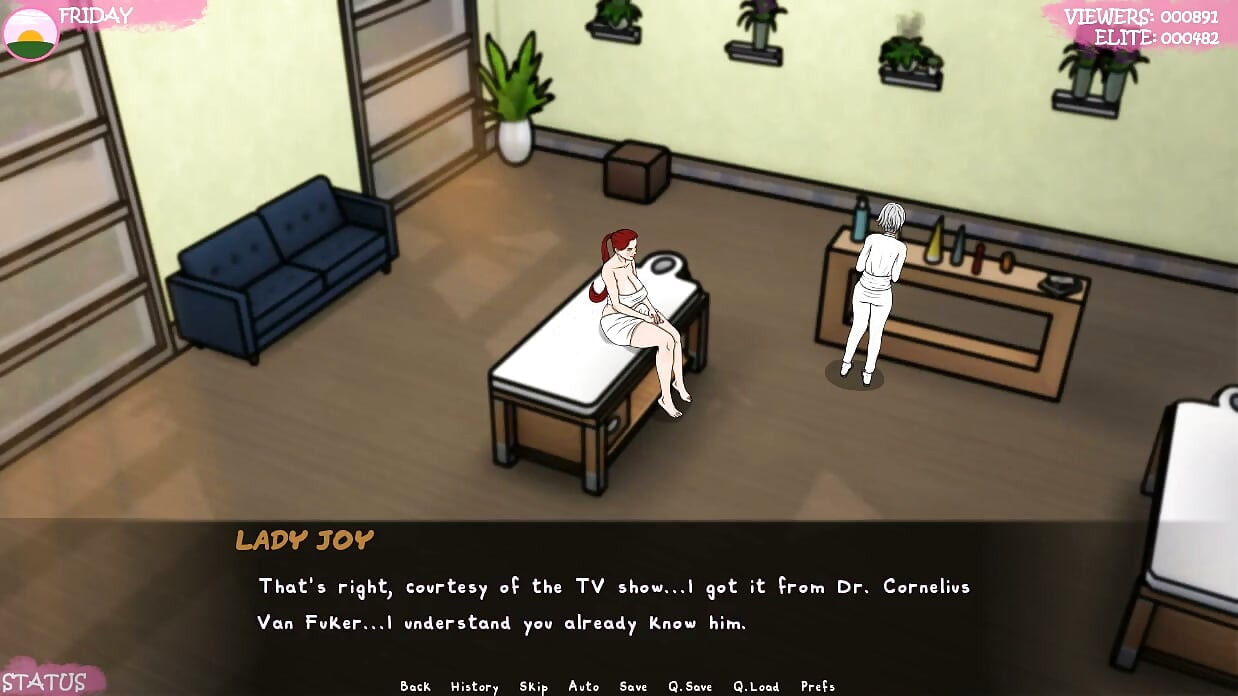 Lust Town - Gameplay - Roleplay - Lesbian - Oily Massage Teasing Boobs & Pussy