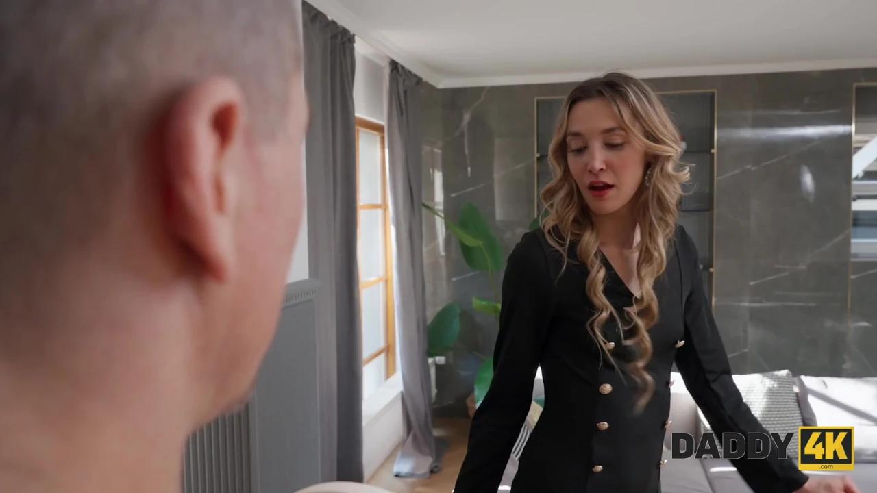 DADDY4K. Daddy saw her Young, Beautiful Body, and his Boner Caught her Attention
