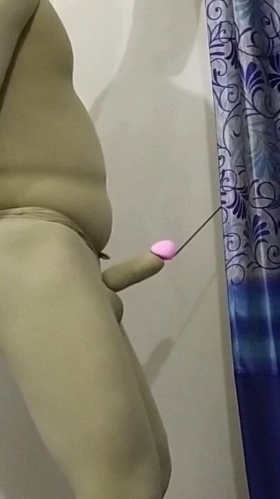 Zentai penis rope Bondage