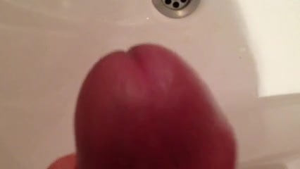 Cum in bathroom