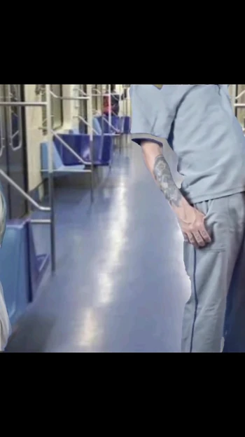Must-see moment from "Pervert gets on the train rubbing cock on women in public!"