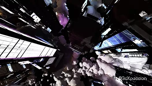 Sweating porn video – The Access Code Is My Pussy. Cyberpunk Fuck with Sexy Busty Babe