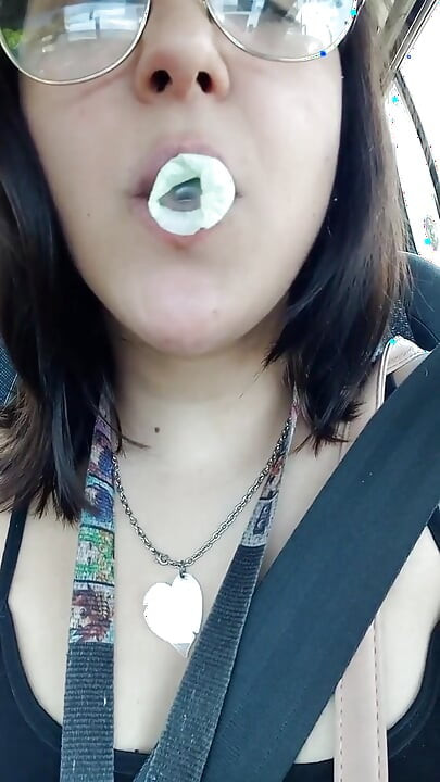 Chew Bubblegum While Parking in Public Place- Bunny Looner