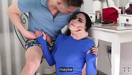 By bitch bekam eine harte lektion darüber, warum sie höschen tragen muss