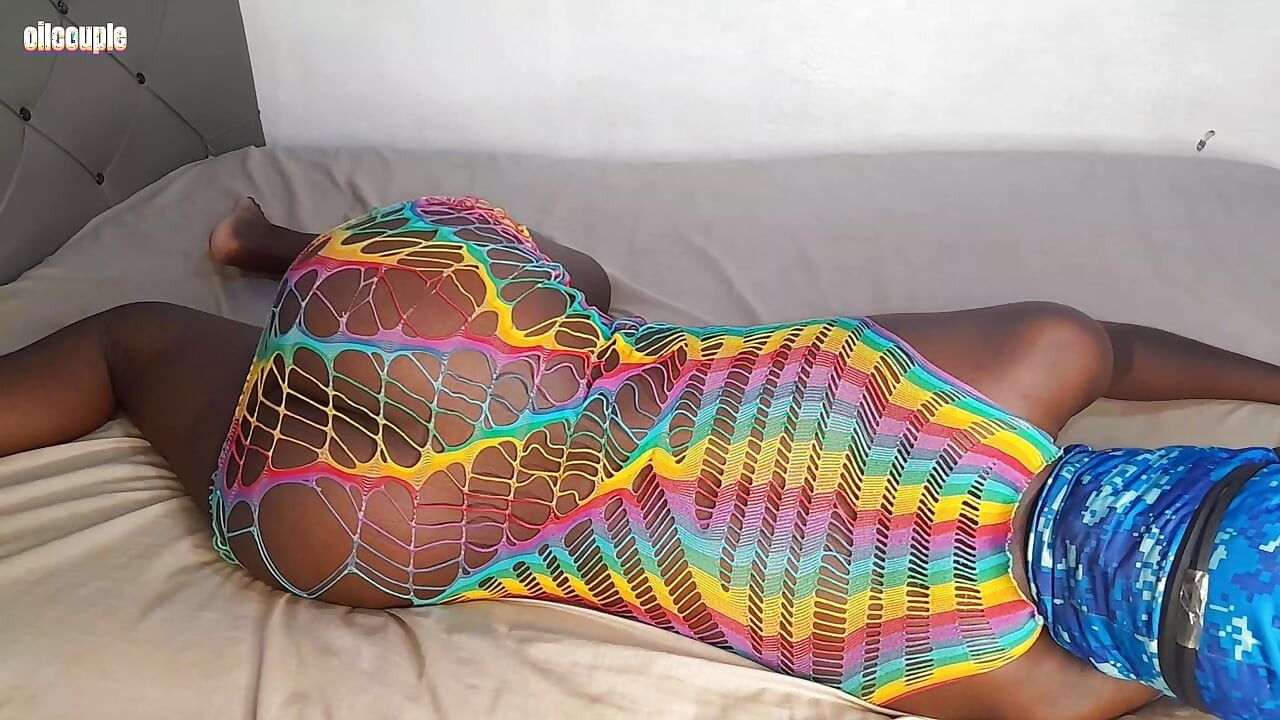 Seductive shot from slim thick ebony