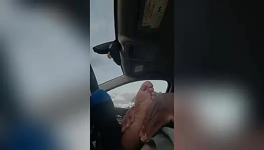 Car Sessions 2 with Dee's Stinky Hood Feet Worship N Footjob