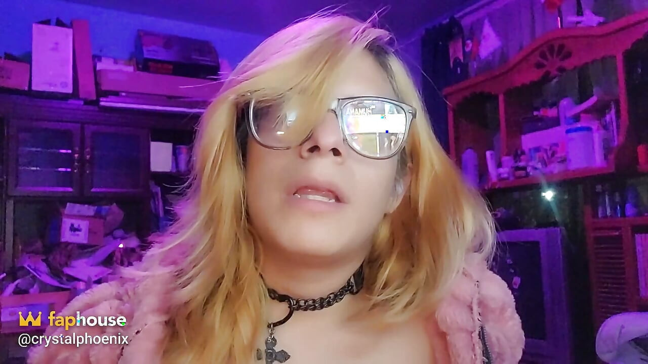Sissy Wears a Sex Necklace at the Asmr Church