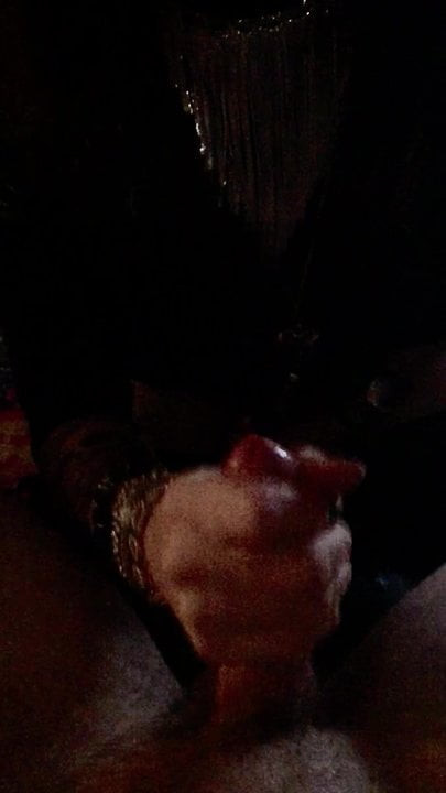 Alessandra sucking a big cock