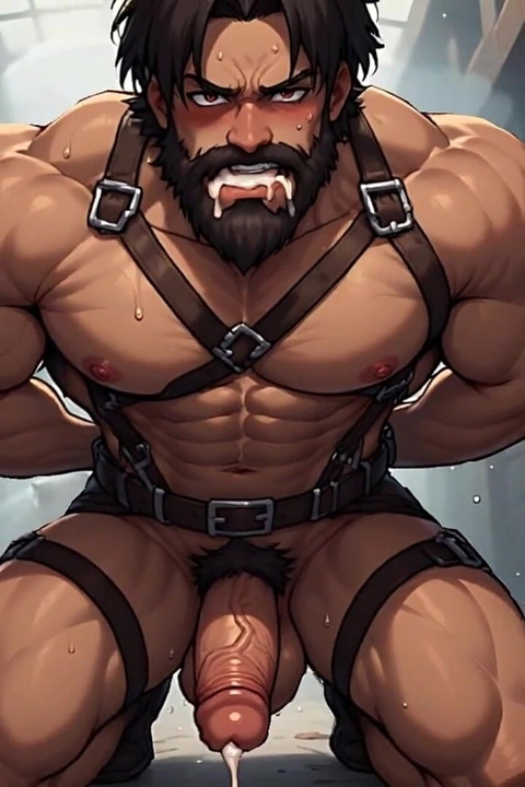 3D Hardcore Harness Men Art
