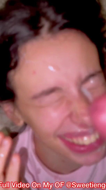 mischievous stepdaughter watches her stepfather pretend when her mom isn't home, and makes love by throwing her dad in the face | Clip 1