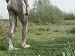 Naked walk outdoor